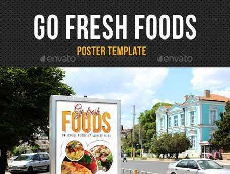 Freepsdvn Com 1454379983 Go Fresh Food Poster Template 13003153 Cover