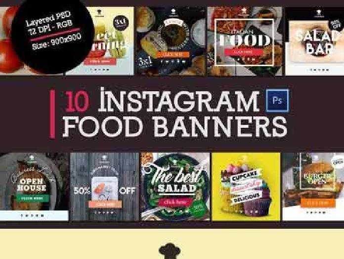 Freepsdvn Com 1463965345 10 Instagram Food Banners 690056 Cover