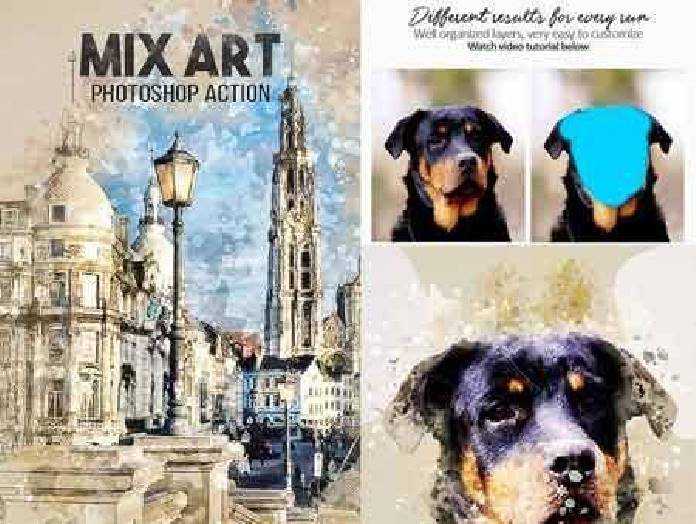 Freepsdvn Com 1478578659 Mix Art Photoshop Action 18070461 Cover