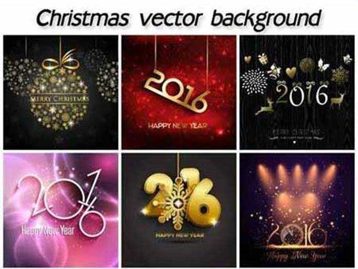 Freepsdvn Com 1451854805 Christmas Set Vector Christmas Backgrounds Cover