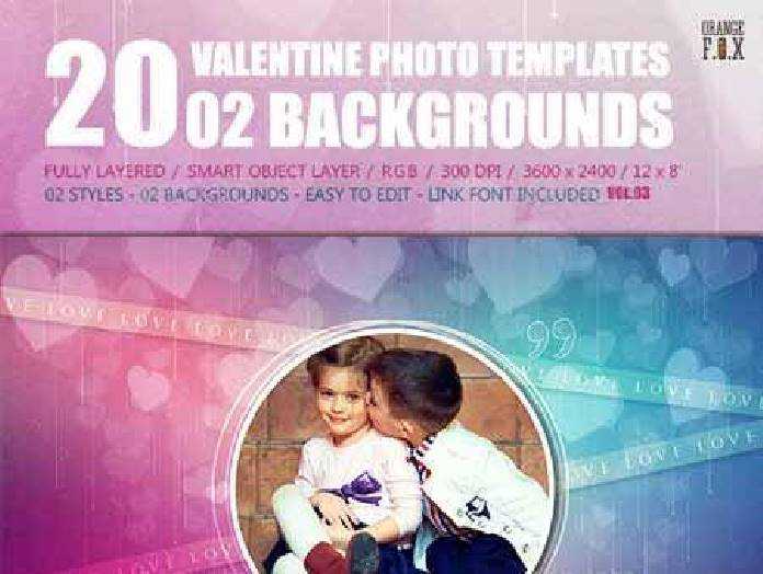 Freepsdvn Com 1454380022 20 Valentine Photo Templates Vol 03 14638383 Cover