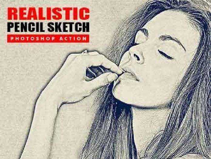 FreePsdVn.com 1470791893 realistic pencil sketch photoshop action 17224591 cover