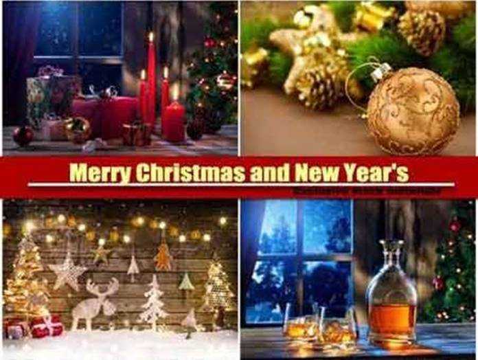 Freepsdvn Com 1480044512 Merry Christmas And New Years Background Homemade Decoration Gift Box With Christmas Balls Cover