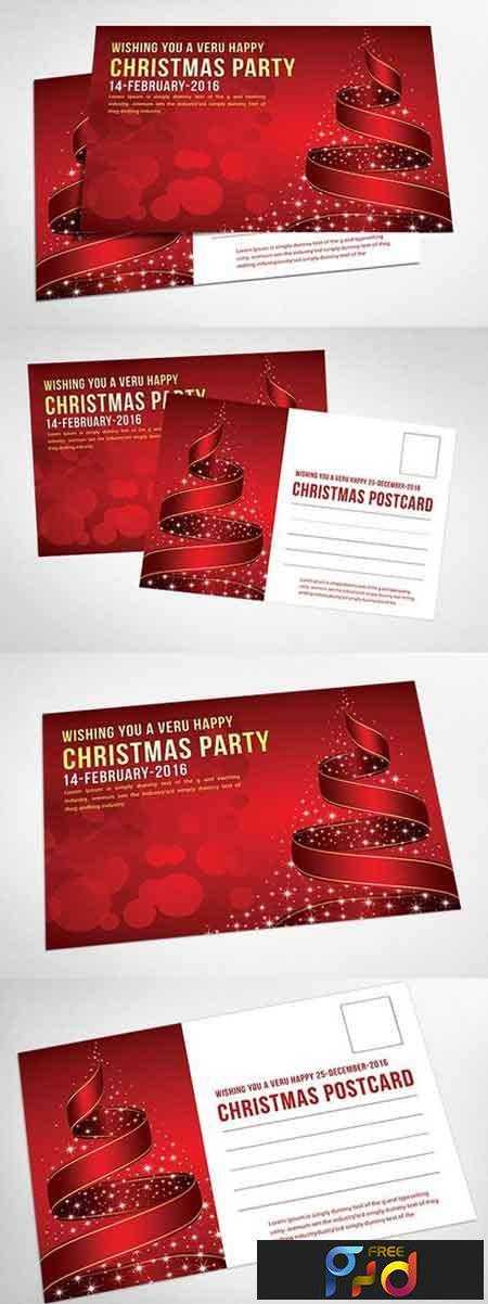 Christmas Postcard 942718 - FreePSDvn