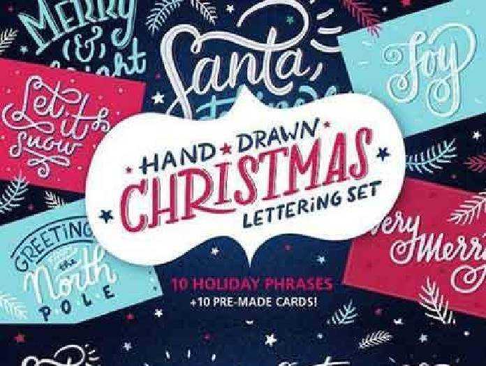 Freepsdvn Com 1481504783 Christmas Lettering Holiday Cards 1087967 Cover