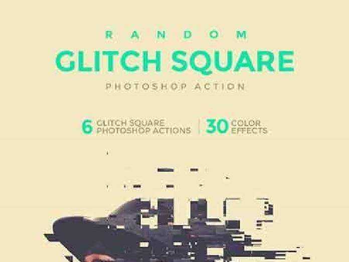 Freepsdvn Com 1482200859 Random Glitch Square Photoshop Action 19172258 Cover