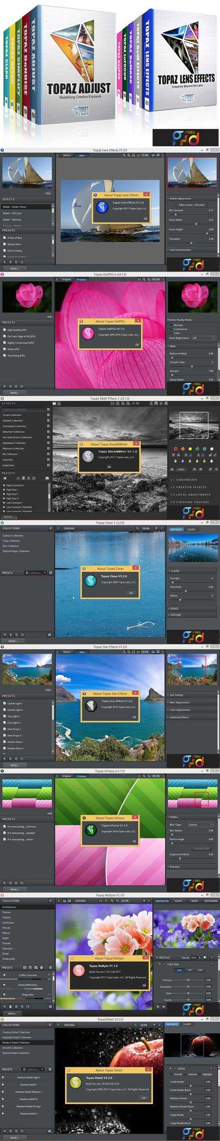 topaz labs photoshop plugins free download