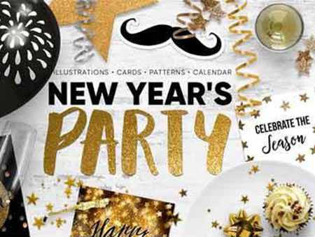 Freepsdvn Com Vector 1481164261 New Years Party Set 1082080 Cover