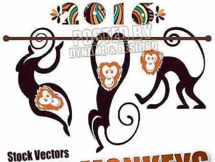 Freepsdvn Com 1447037845 2016 Monkey 3 Stock Vectors Cover