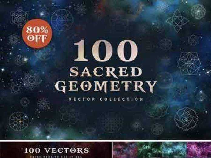 FreePsdVn.com 1478276913 100 sacred geometry vectors 957436 cover