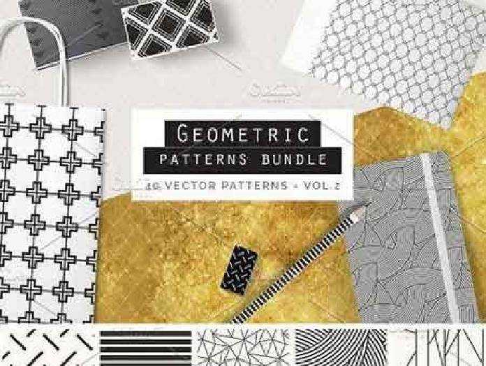 FreePsdVn.com VECTOR 1701084 geometric patterns bundle vol2 cover