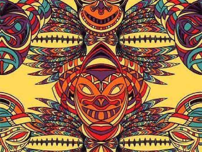 FreePsdVn.com VECTOR 1701124 pattern with tribal mask and aztec 16 eps cover