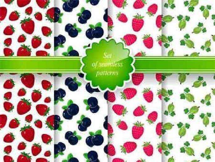 FreePsdVn.com VECTOR 1701148 seamless pattern with fruit background 9 eps cover