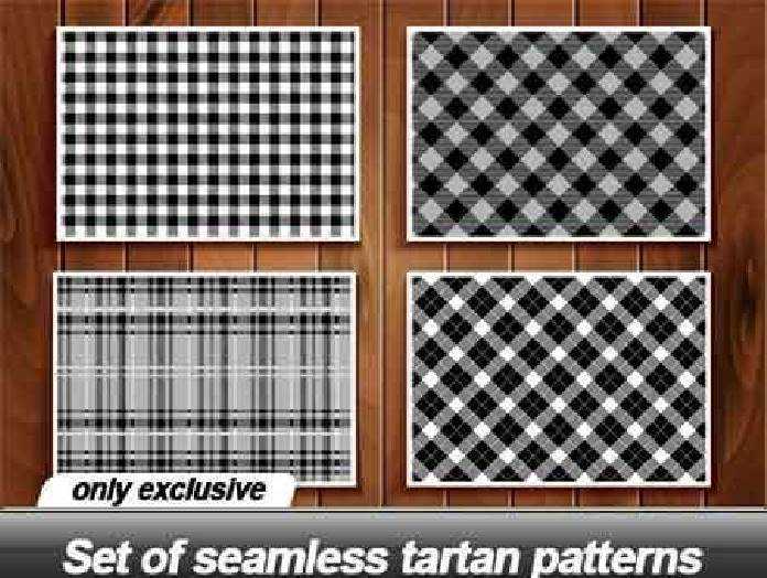 FreePsdVn.com VECTOR 1701155 set of seamless tartan patterns 8 eps cover
