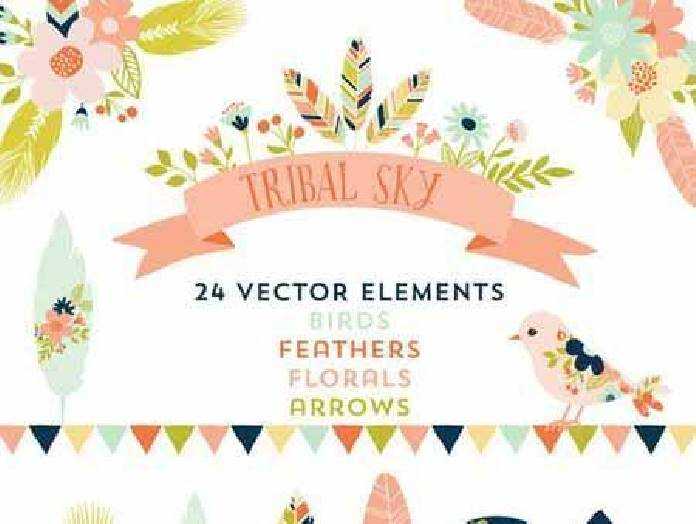 FreePsdVn.com VECTOR 1701167 tribal sky vector elements 62148 cover
