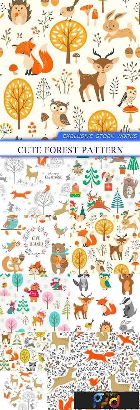 FreePsdVn.com_VECTOR_1701274_cute_forest_pattern_9_eps