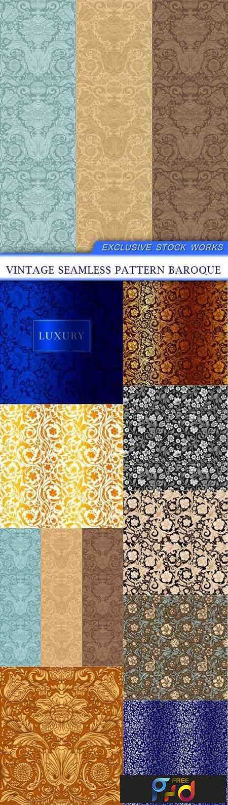 1701380 Vintage seamless pattern baroque 9 EPS 1 FreePsdVn.com_VECTOR_1701380_vintage_seamless_pattern_baroque_9_eps