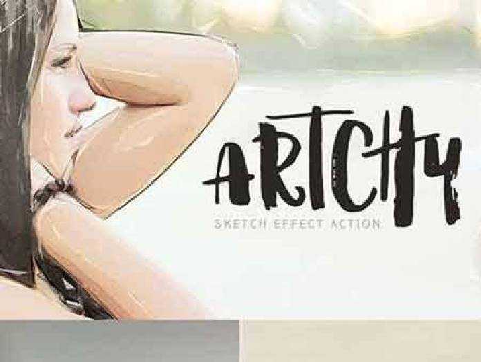 FreePsdVn.com 1702291 PHOTOSHOP artchy sketch effect action 969238 cover