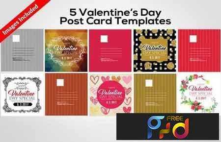 FreePsdVn.com_1702357_PRINT TEMPLATE_5_valentines_day_post_cards_1198763