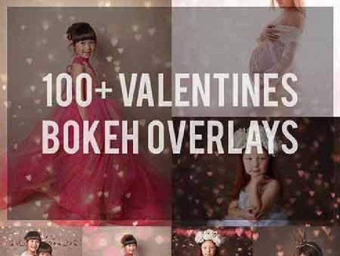1702378 Bundle 100+ Valentine Bokeh Overlays 1174557