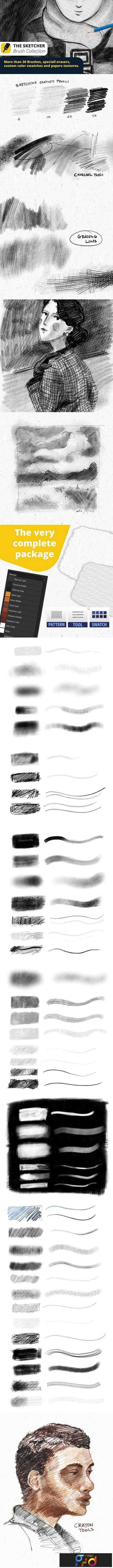 The Sketcher Collection Brushes 1176131 1