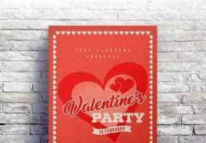 FreePsdVn.com 1702475 PRINT TEMPLATE valentines day retro flyer 03 cover