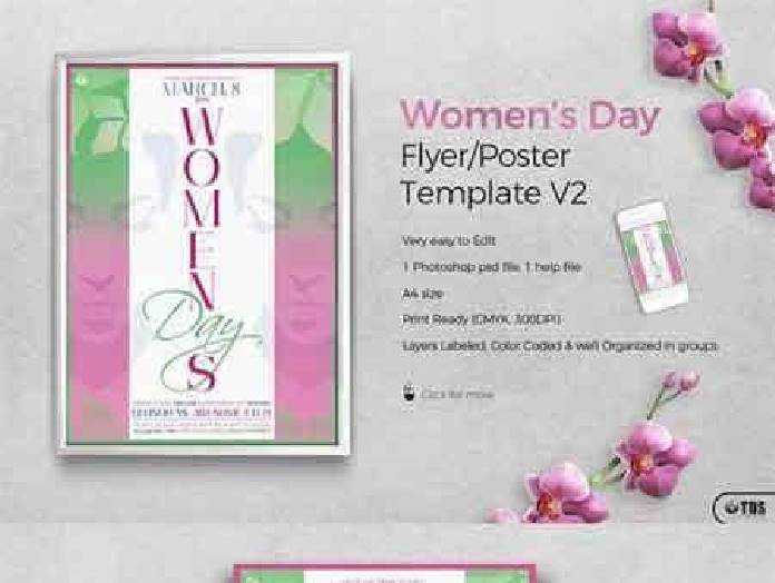 Freepsdvn.com 1702476 Print Template Womens Day Flyer Template V2 Cover