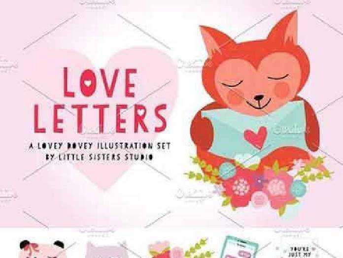 FreePsdVn.com 1702499 VECTOR love letters vector pack 482467 cover