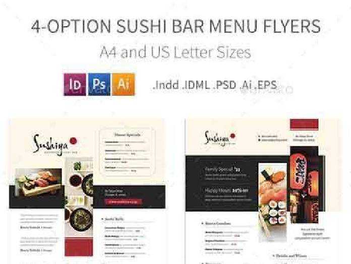 FreePsdVn.com 1702527 PRINT TEMPLATE sushi bar menu flyers 4 options 19273342 cover