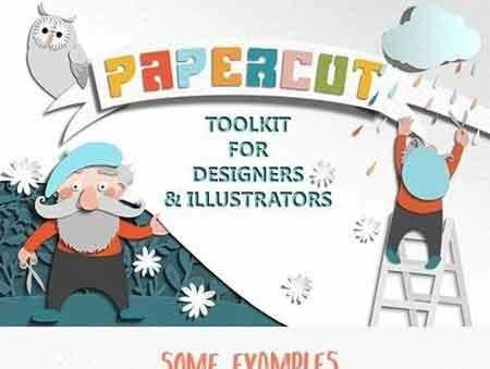 1702559 Papercut Toolkit for Photoshop 1201370