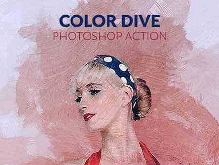 FreePsdVn.com 1703225 PHOTOSHOP color dive photoshop action 19268557 cover