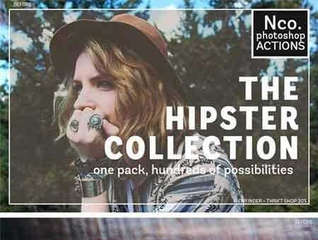 FreePsdVn.com 1703268 PHOTOSHOP the hipster collection actions 1420182 cover