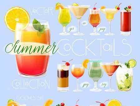 FreePsdVn.com 1704138 VECTOR summer cocktails 1573091 cover