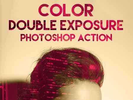 Freepsdvn.com 1704164 Photoshop Color Double Exposure Photoshop Action 19524674 Cover