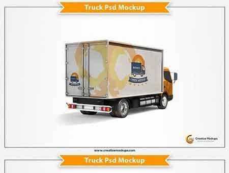FreePsdVn.com 1704295 MOCKUP delivery truck psd mockup 1690331 cover