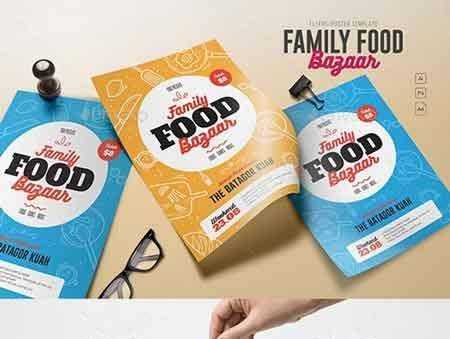 FreePsdVn.com 1705040 TEMPLATE family food bazaar flyers 20532757 cover