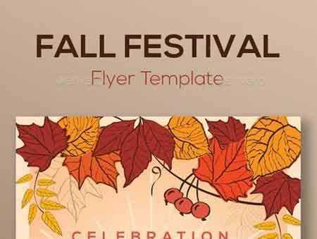 FreePsdVn.com 1705041 TEMPLATE fall festival flyer template 13181451 cover