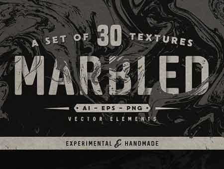 Freepsdvn.com 1705054 Vector Set Of 30 Marbled Vector Textures 1742142 Cover