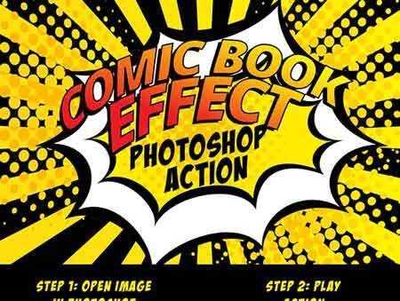 FreePsdVn.com 1705155 PHOTOSHOP universal comic book effect photoshop action 20492119 cover