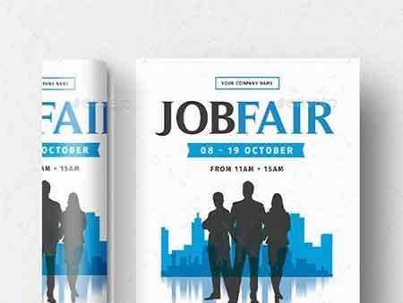 Job Fair Flyer Template from freepsdvn.com