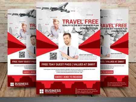 FreePsdVn.com 1705167 TEMPLATE travel agency flyer 1813395 cover