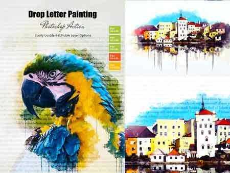 FreePsdVn.com 1705197 PHOTOSHOP drop letter painting action 20534330 cover