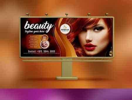 FreePsdVn.com 1705287 MOCKUP golden beauty salon billboard cover