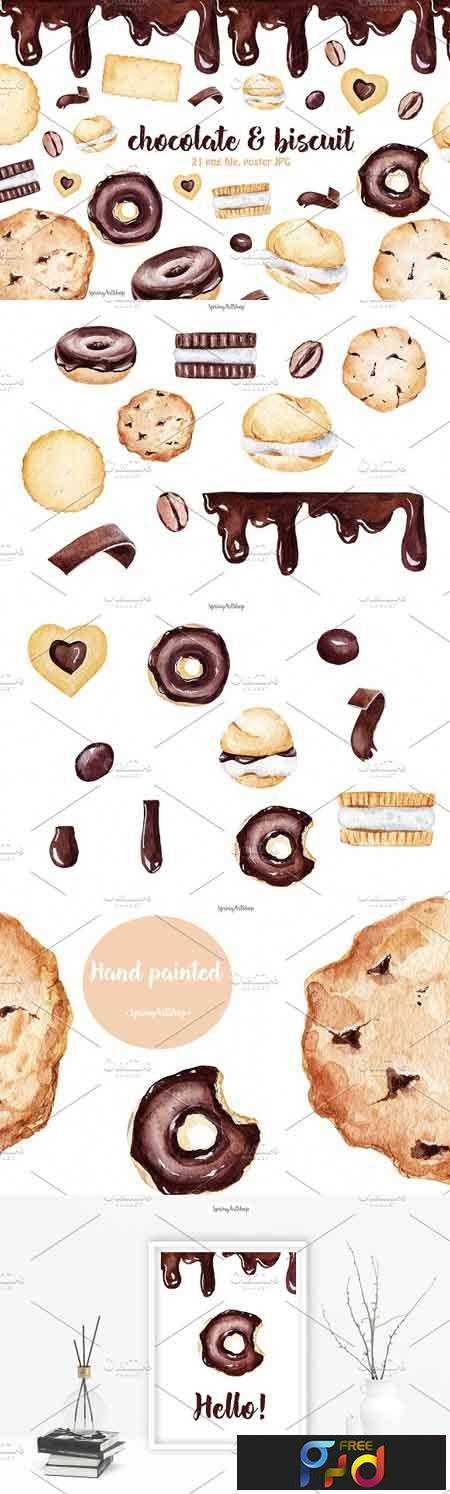 FreePsdVn.com_1705298_STOCK_chocolate_biscuits_clipart_1847158