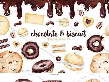FreePsdVn.com 1705298 STOCK chocolate biscuits clipart 1847158 cover