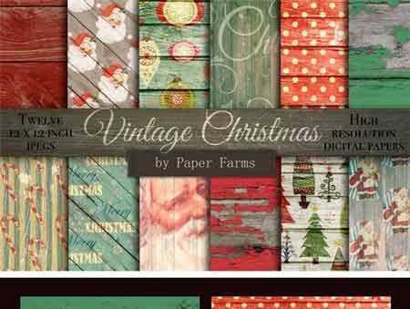 FreePsdVn.com 1706006 STOCK vintage christmas backgrounds 1770876 cover