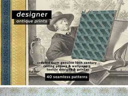 1706058 Designer Antique Print Patterns 1799473