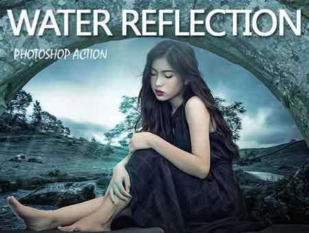 FreePsdVn.com 1706173 PHOTOSHOP water reflection photoshop action 20588920 cover