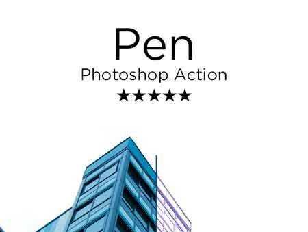 1706226 Pen Photoshop Action 20689257