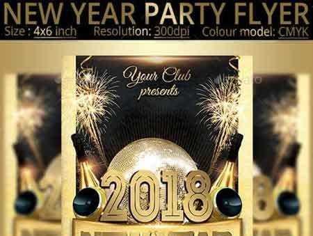 FreePsdVn.com 1706264 TEMPLATE new year party flyer 20773766 cover